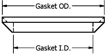 bevel od id gasket